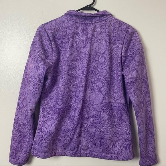 Spalding Purple Quarter-Zip Pullover Sweatshirt – Medium - Picture 6 of 11